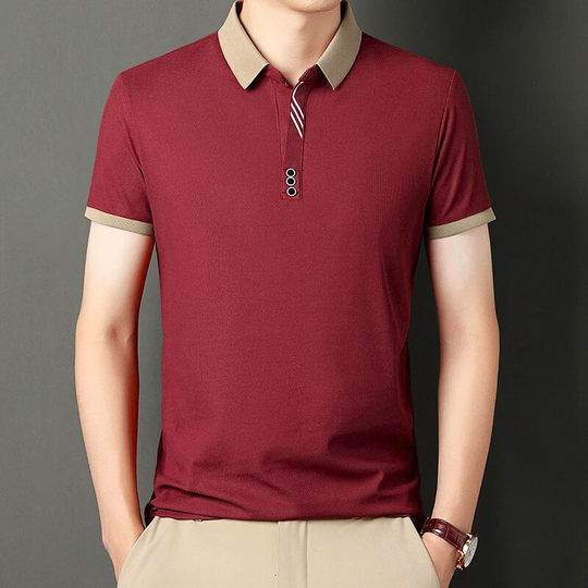 Lineare short-sleeve polo shirt