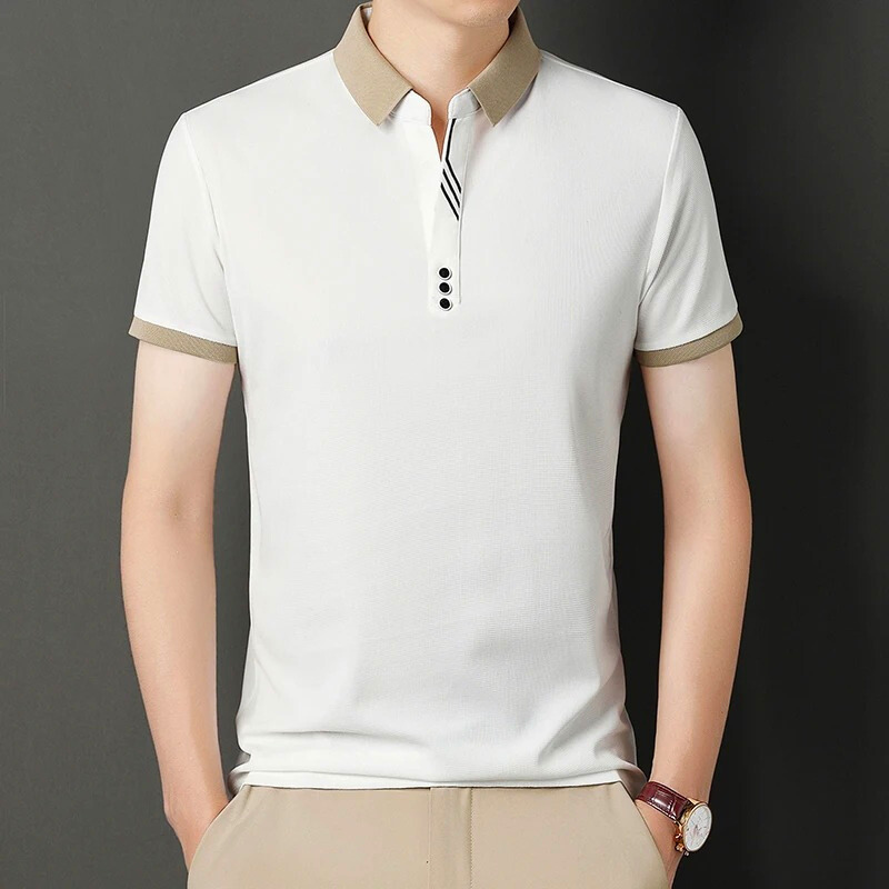 Lineare short-sleeve polo shirt