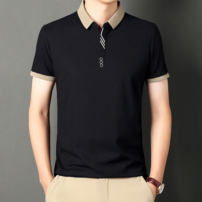Lineare short-sleeve polo shirt