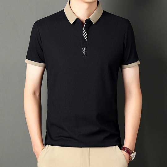 Lineare short-sleeve polo shirt