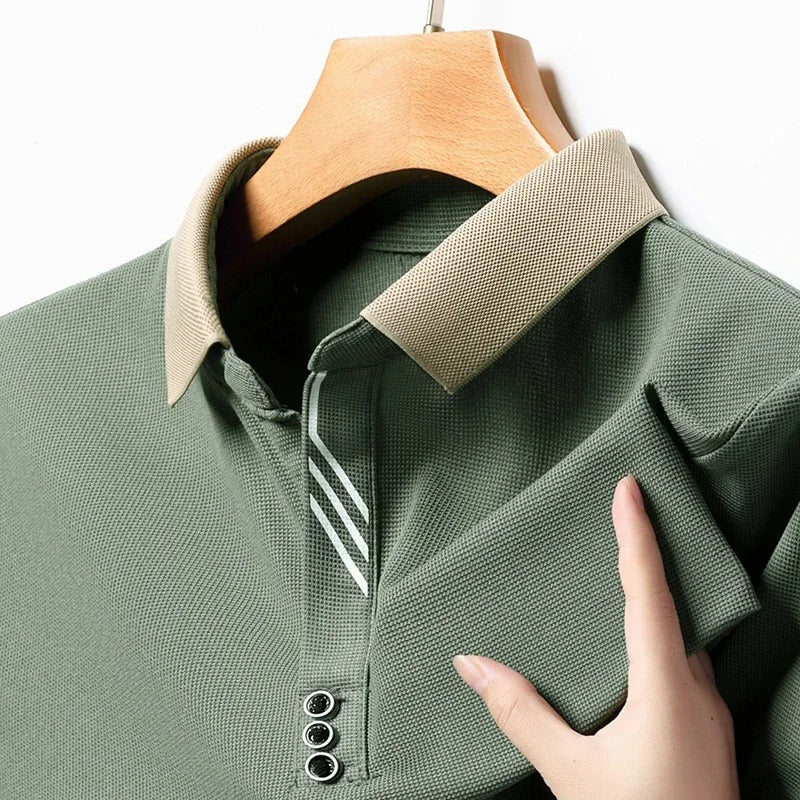 Lineare short-sleeve polo shirt