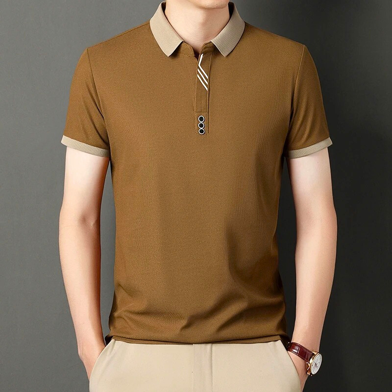 Lineare short-sleeve polo shirt