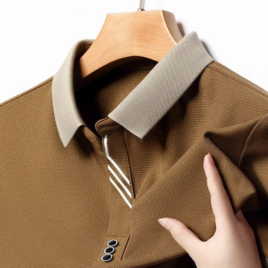 Lineare short-sleeve polo shirt